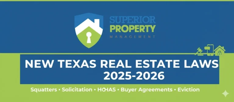 Detailed Summary of New Texas Laws Property Updates 2025 Legislative